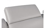 DivanItalia 1116 5-Piece 3-Power Reclining Italian Leather Sectional in LIGHT GREY