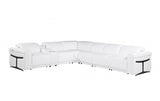 DivanItalia 1126 7-Piece 4-Power Reclining Italian Leather Sectional