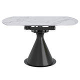 Calisto Extension Dining Table White