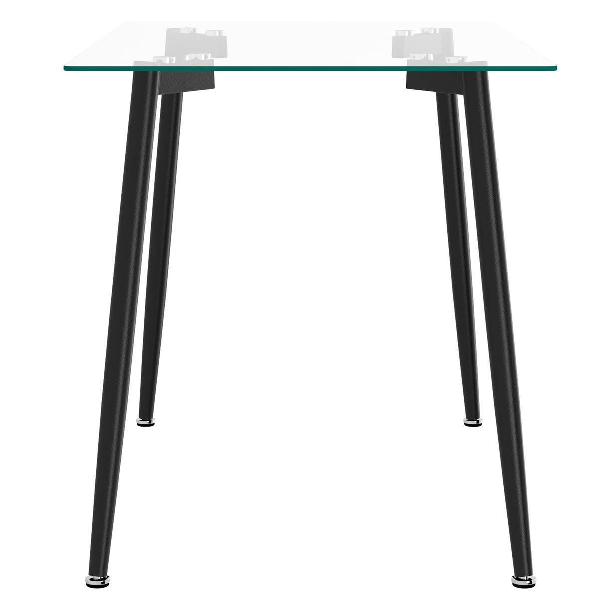 Abbot Glass Dining Table Black