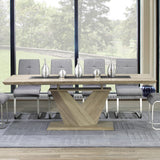 Eclipse Extension Dining  table Washed Oak