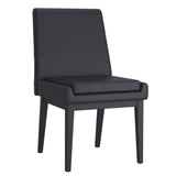 Cortez Side Chair Pu Black Black (Set of 2)