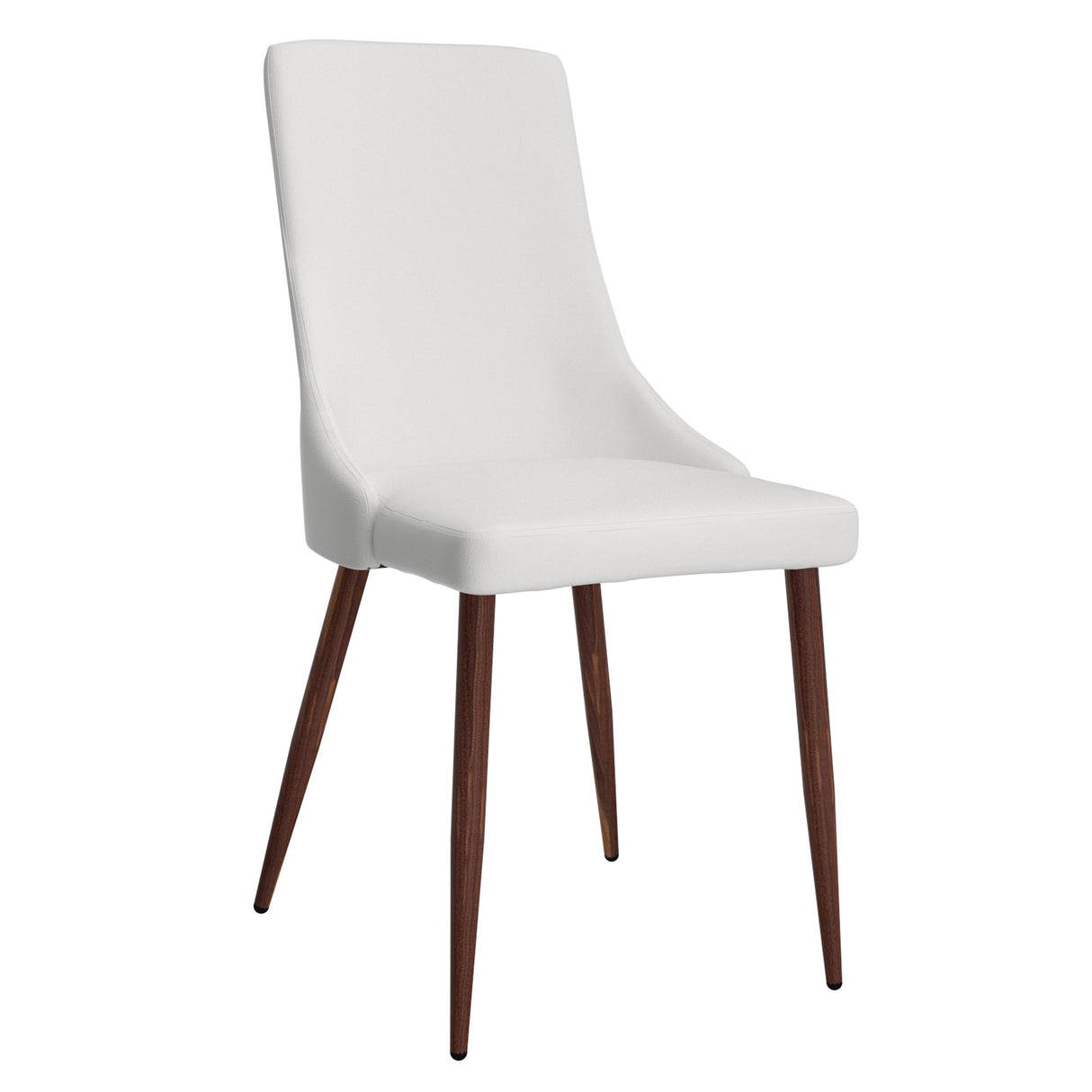 Cora Side Chair Pu White (Set of 2)