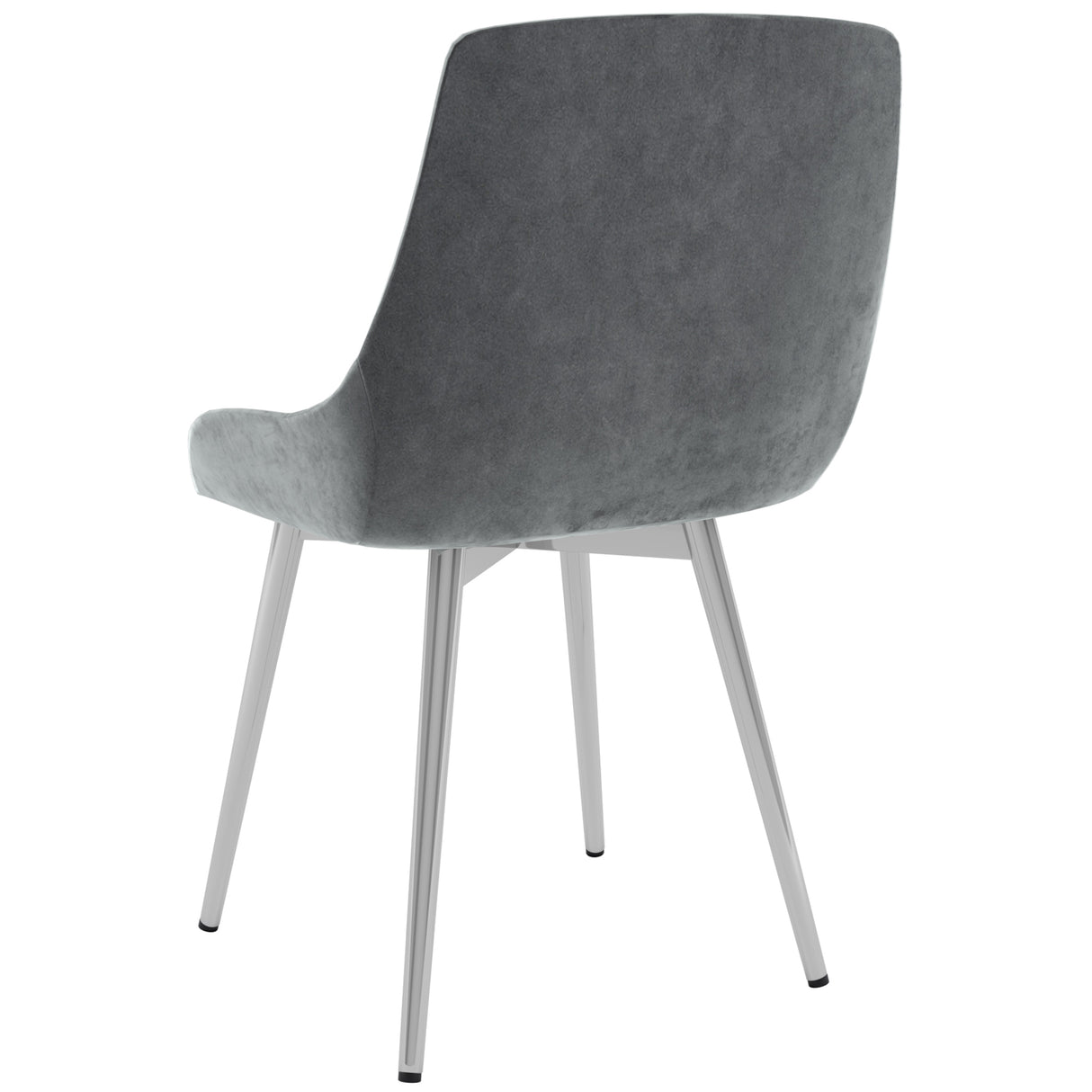 Cassidy Side Chair Velvet Grey (Set of 2)