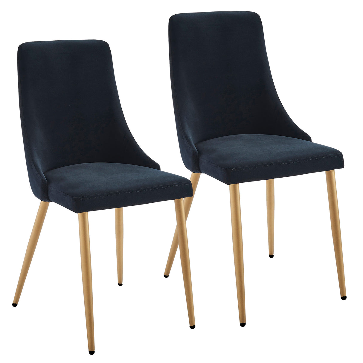 Carmilla Side Chair Black (Set of 2)