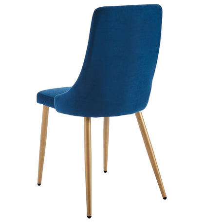Carmilla Side Chair Blue (Set of 2)