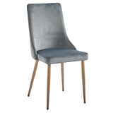 Carmilla Side Chair Grey (Set of 2)