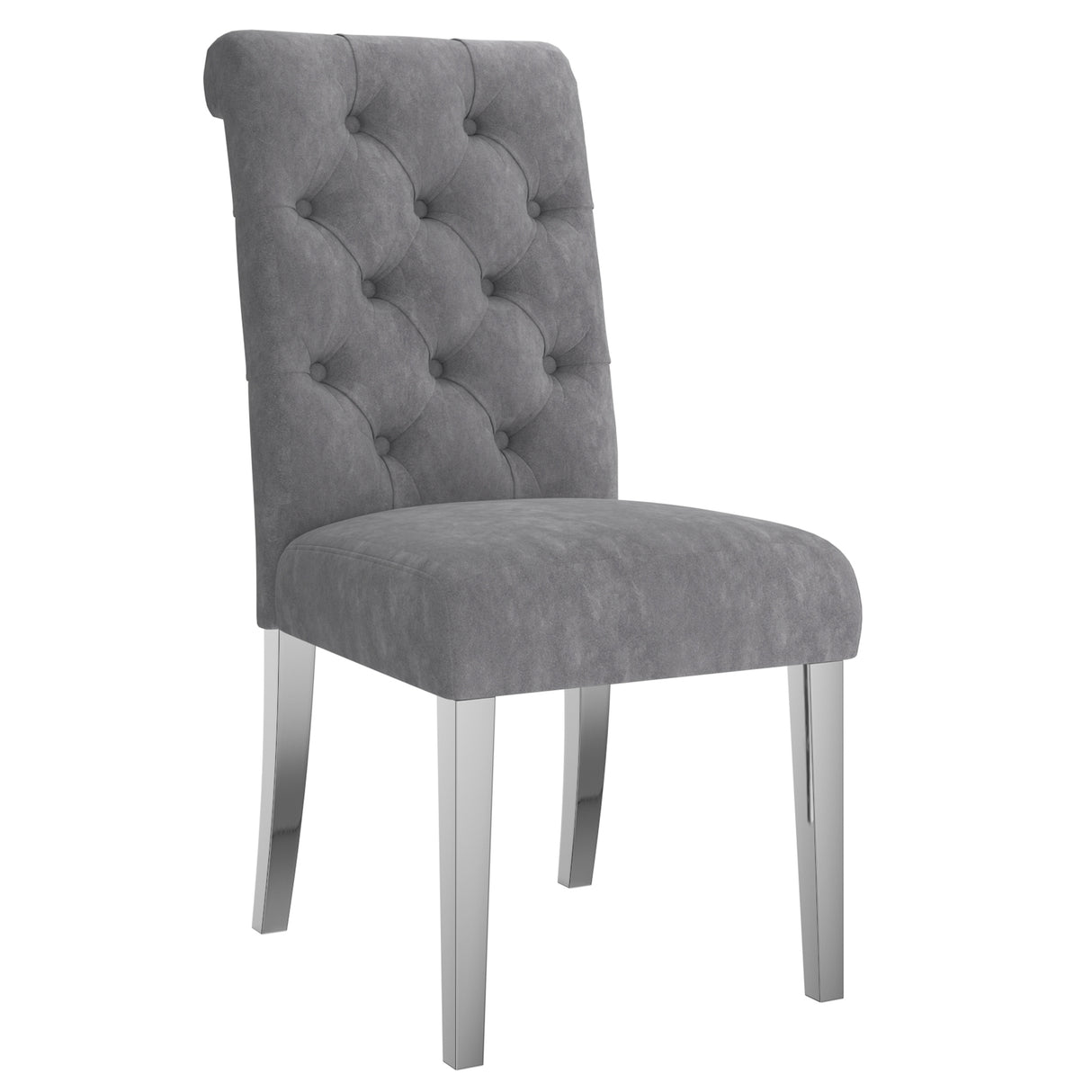 Chloe Side Chair Grey (Set of 2)