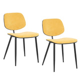 Capri Side Chair Mustard (Set of 2)
