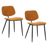 Capri Side Chair Rust (Set of 2)