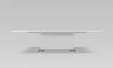 39" White Folding Dining Table