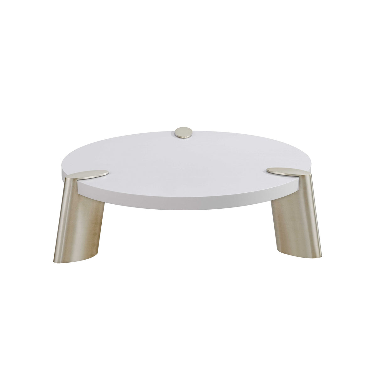 Aden Collection Matte White Finish Coffee Table