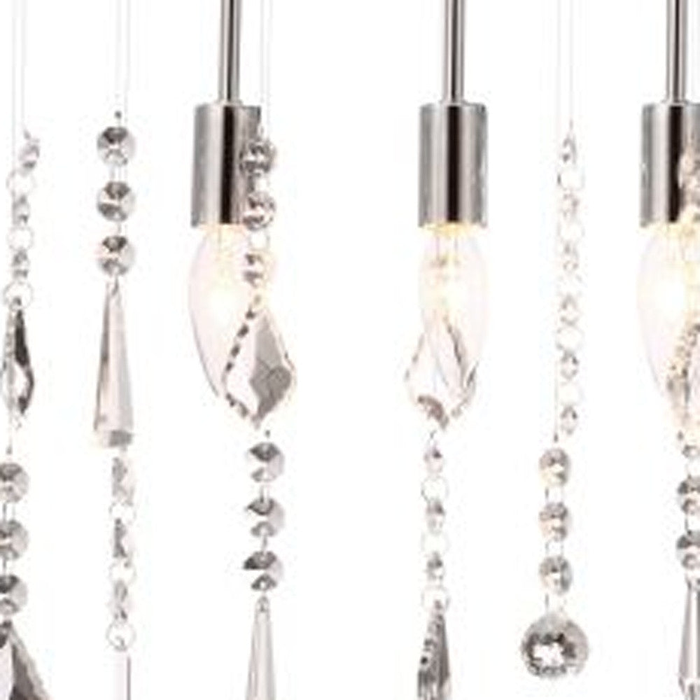 Modern Glam Icicle Chandelier