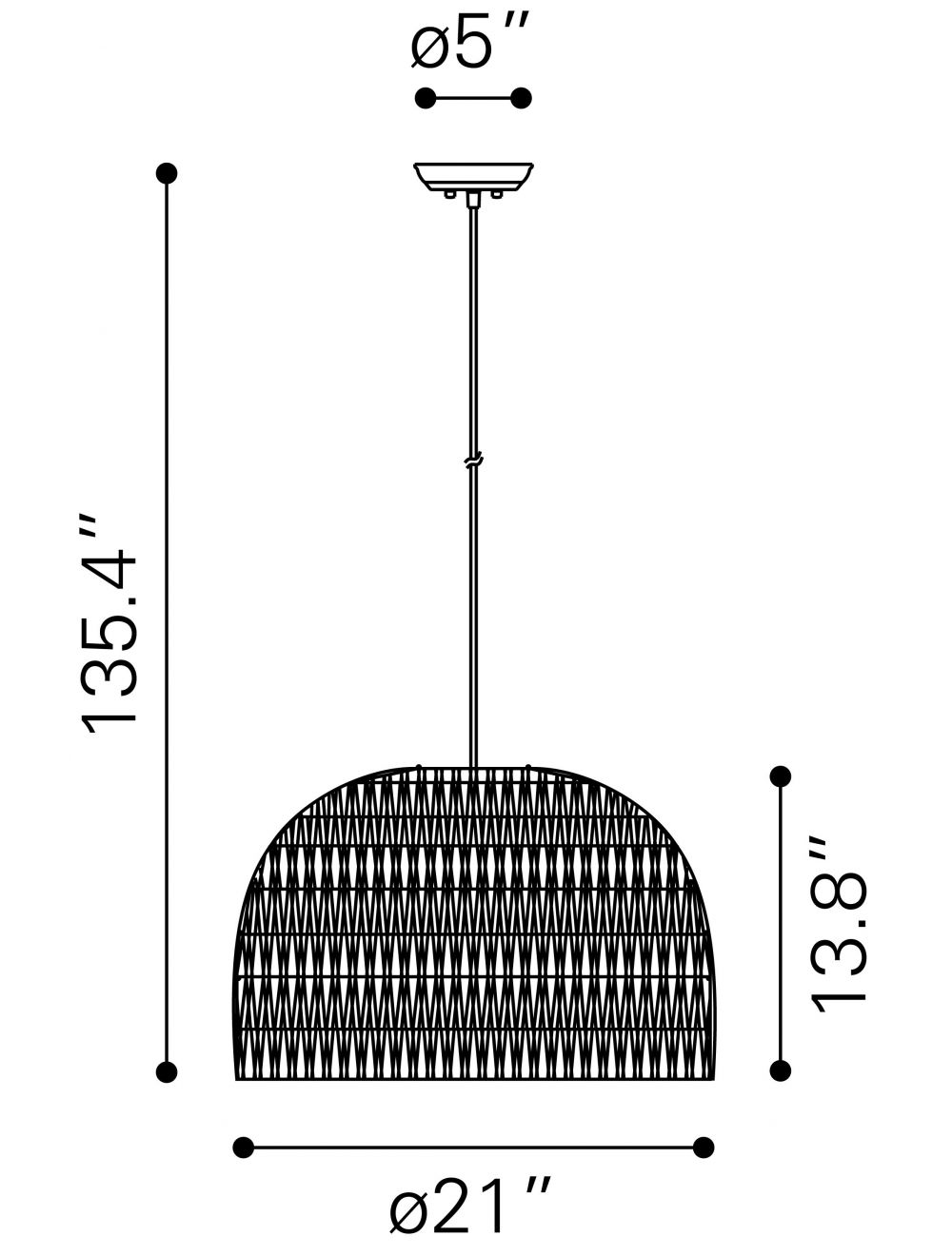 Gray Lantern Metal Dimmable Ceiling Light