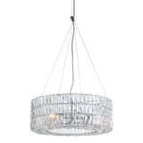 Mod Chrome and Crystal Bling Chandelier