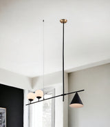 Kitchen Island 3-Light Metal Ceiling Light