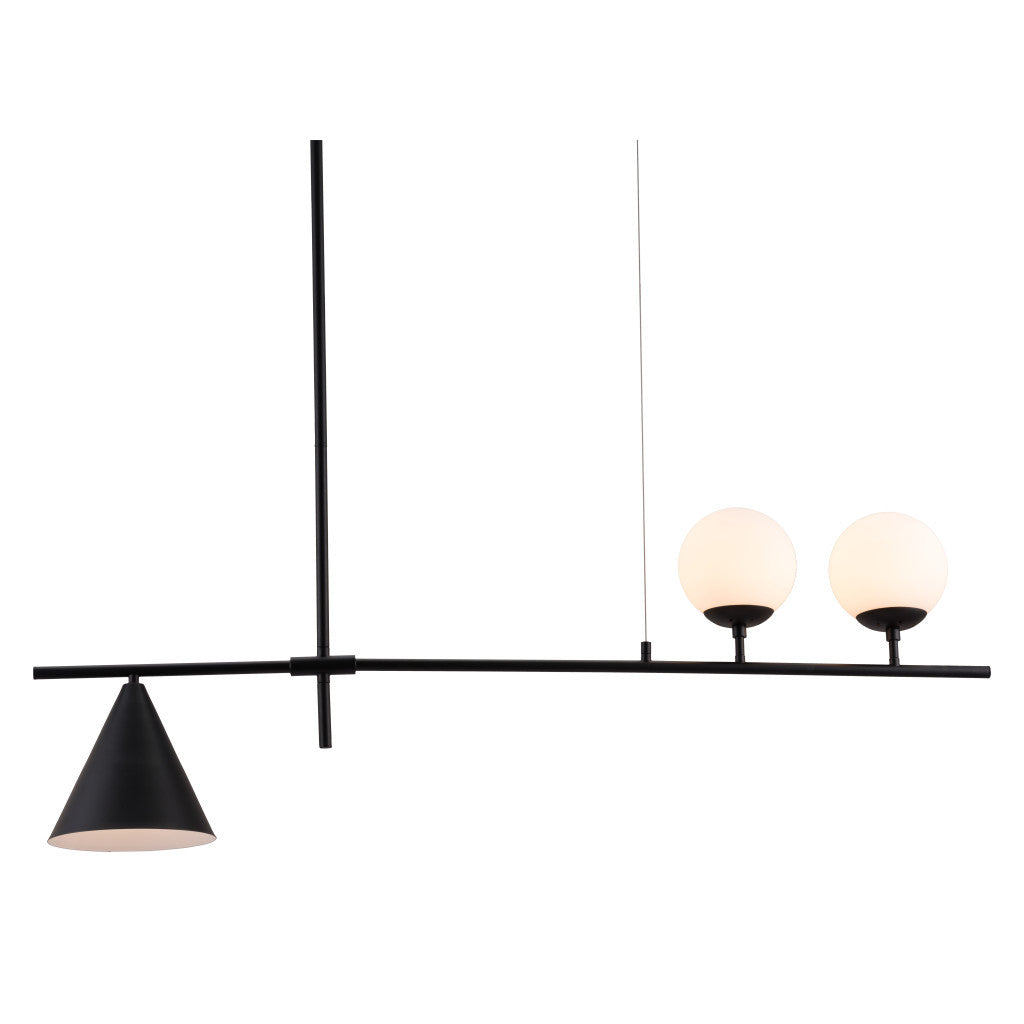 Kitchen Island 3-Light Metal Ceiling Light