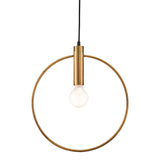 Gold Ring Ceiling Lamp