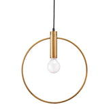 Gold Ring Ceiling Lamp