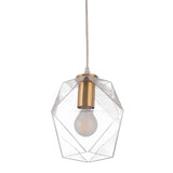 Gold Lantern Plastic Dimmable Ceiling Light