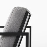 Geo Modern Gray And Black Accent Or Side Chair