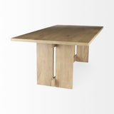 Light Natural Modern Wooden Dining Table