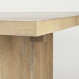 Light Natural Modern Wooden Dining Table