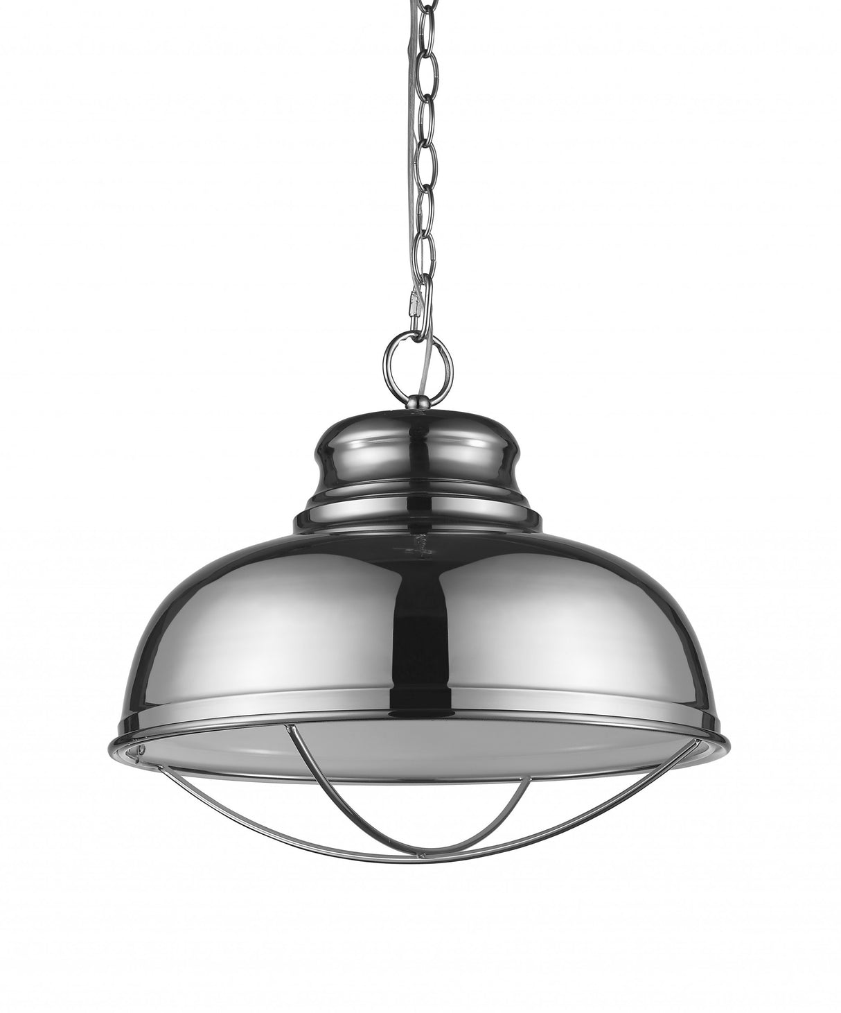 Ansen 1-Light Polished Nickel Pendant