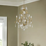 Claire 6-Light Antique Gold Chandelier