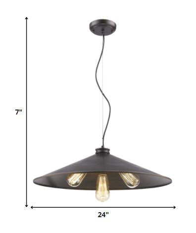 Alcove 4-Light Oil-Rubbed Bronze Pendant