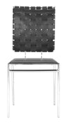 Criss Cross Dining Chair (Set of 4) Black