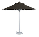 13' Black Polyester Round Market Patio Umbrella