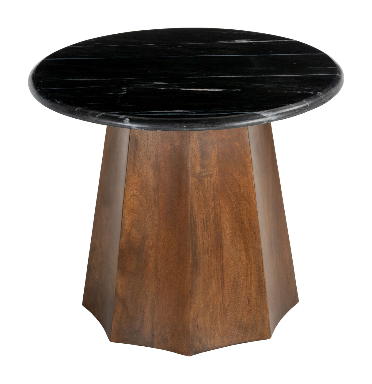 Aipe Accent Table Black & Brown