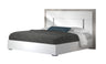 Ada Premium King Bed in Cemento/Bianco Opac