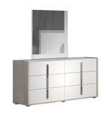 Ada Premium Bedroom in Cemento/Bianco - 6 piece Set