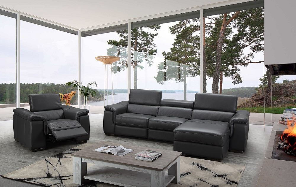 Allegra Premium Leather Sectional