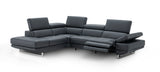 Annalaise Reclining Leather Sectional