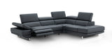 Annalaise Reclining Leather Sectional