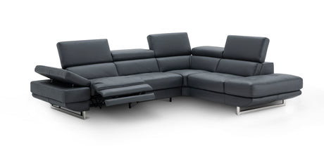 Annalaise Reclining Leather Sectional