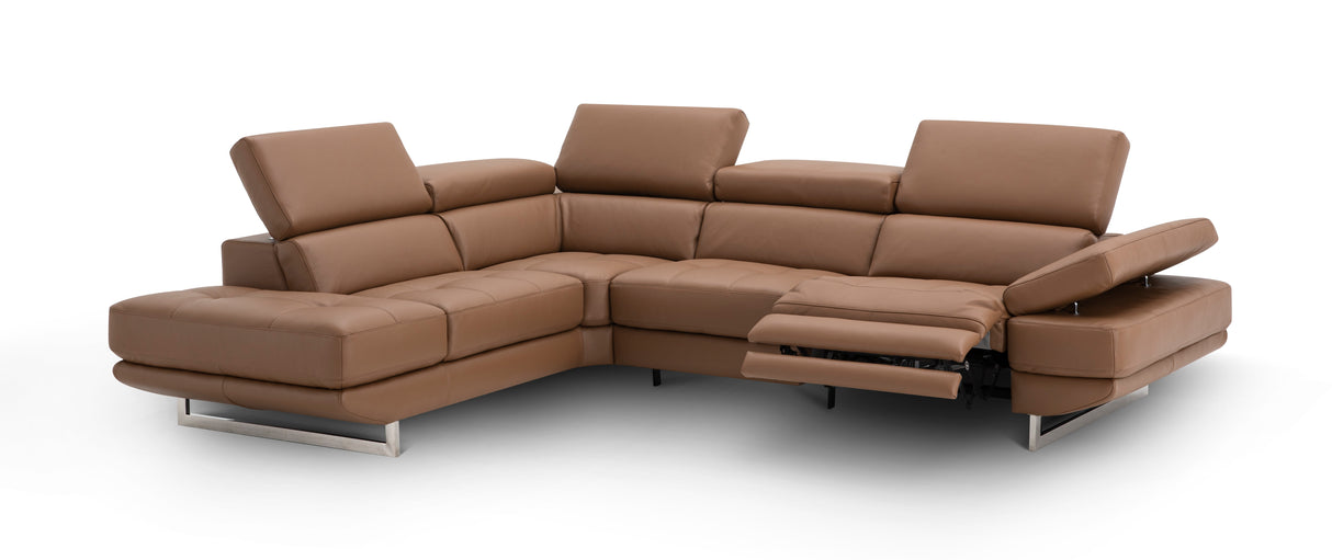 Annalaise Reclining Leather Sectional