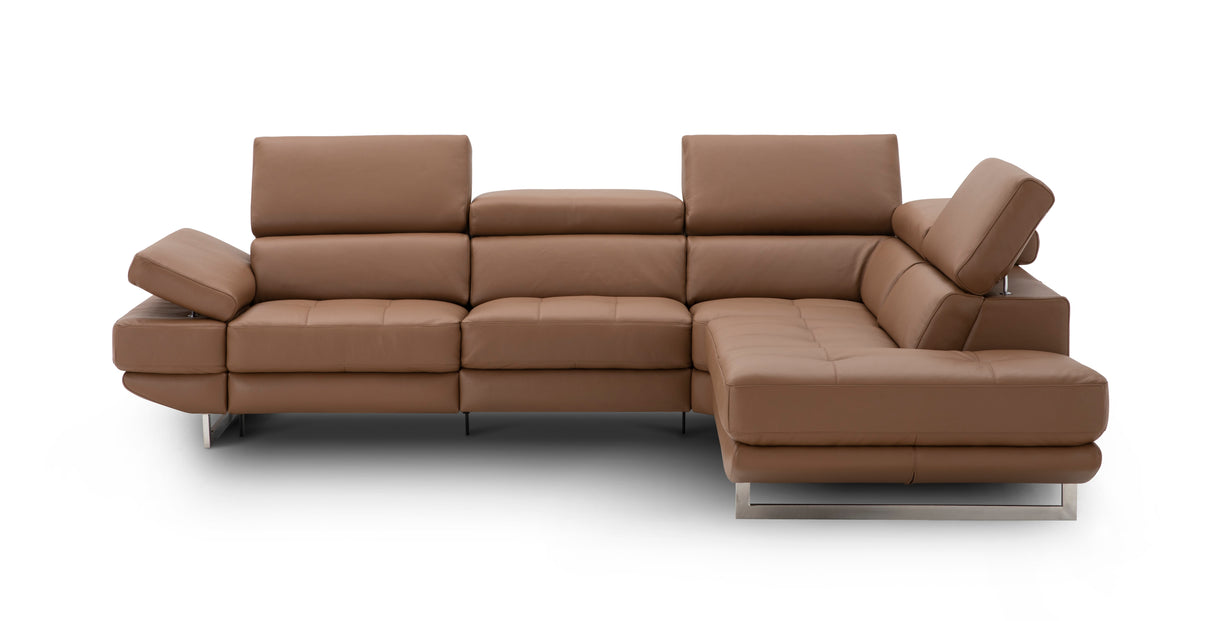 Annalaise Reclining Leather Sectional