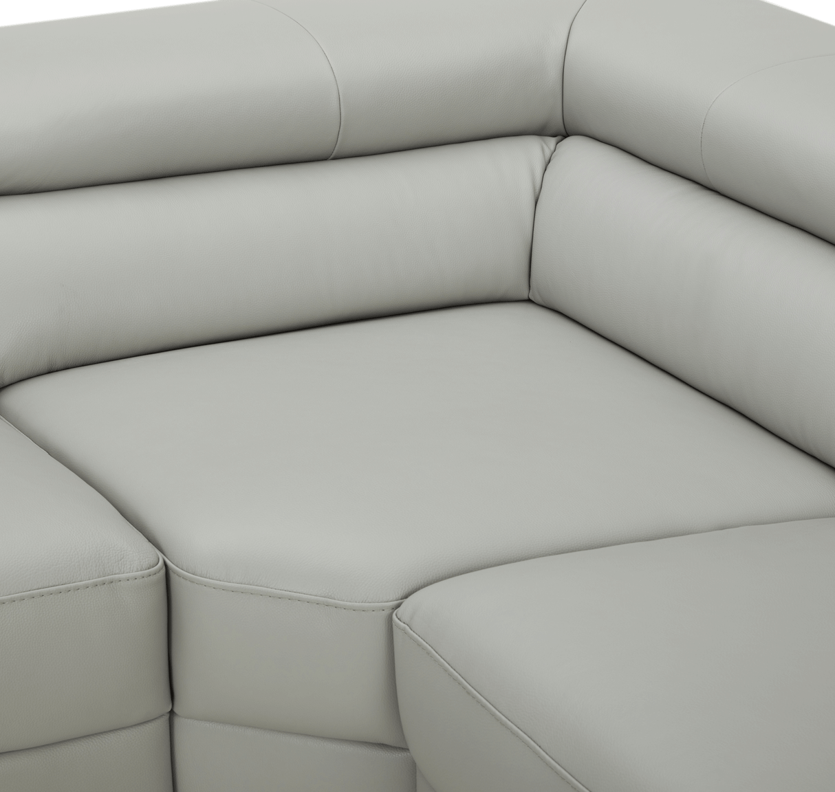 1576 Modern Top Grain Sectional Right Chaise