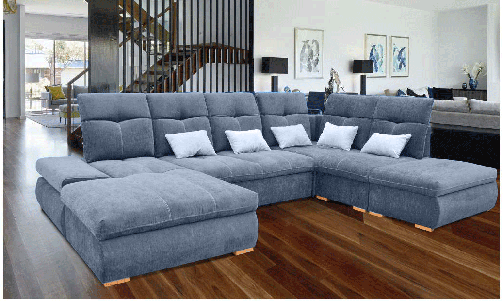 Opera Sectional with Bed and Storage