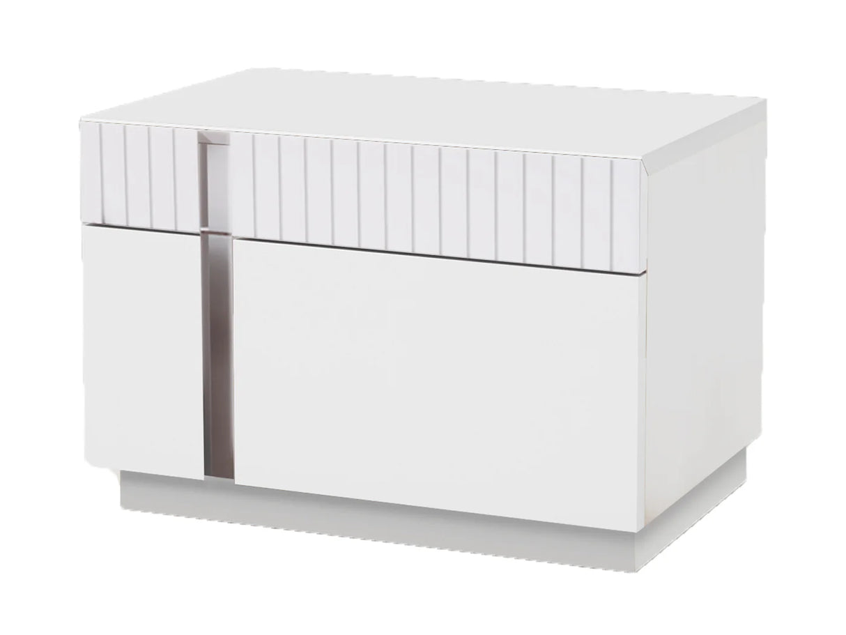 Helen Contemporary Night Stand - Left Side