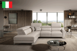 Point Left Leather Sectional by Filosofa