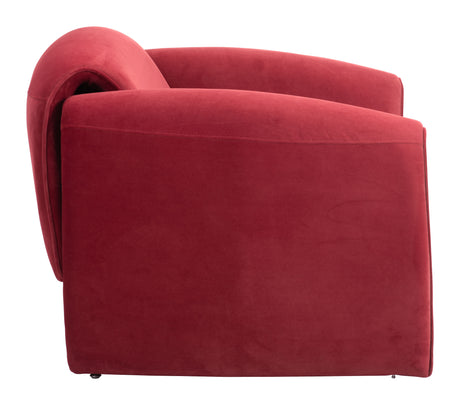 Horten Accent Chair Red
