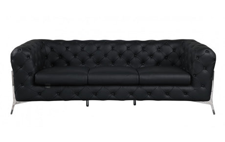 DivanItalia 970 Genuine Italian Leather Upholstered Sofa