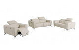 Top Grain Italian Leather 3PC Set with Power Recliner